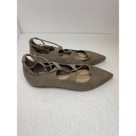 Vince Camuto Shoes - Womens Vince Camuto Brown Suede Flats w/Pointed Toe Size 10